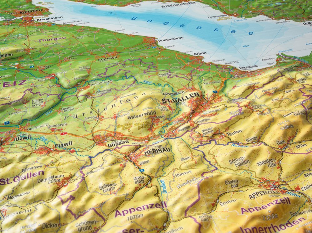 Plastické mapy - Království map